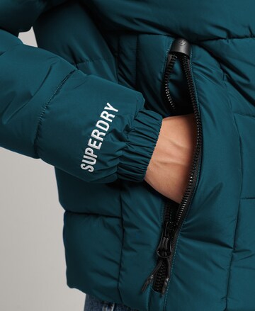 Superdry Winterjas in Blauw