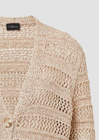 s.Oliver BLACK LABEL Gebreid vest in Beige