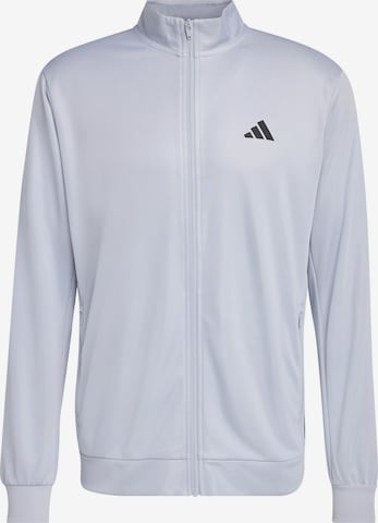 ADIDAS PERFORMANCE Trainingsjacke in Grau: Vorderseite
