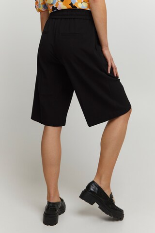 b.young Wide Leg Hose 'DANTA' in Schwarz