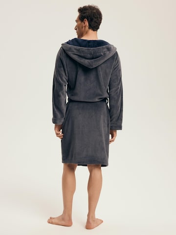 Henderson Short Bathrobe 'Natch' in Grey