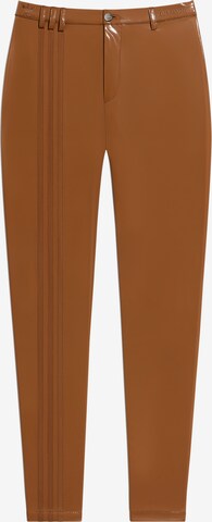Tapered Pantaloni di ADIDAS ORIGINALS in marrone: frontale