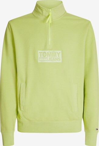 Tommy Jeans Sweatshirt in Grün: predná strana