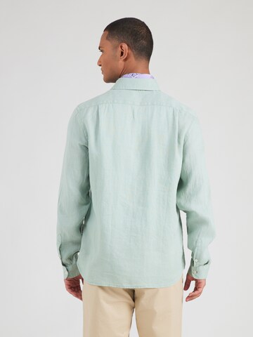 NAPAPIJRI - Ajuste regular Camisa 'GILBERT 1' en verde: atrás