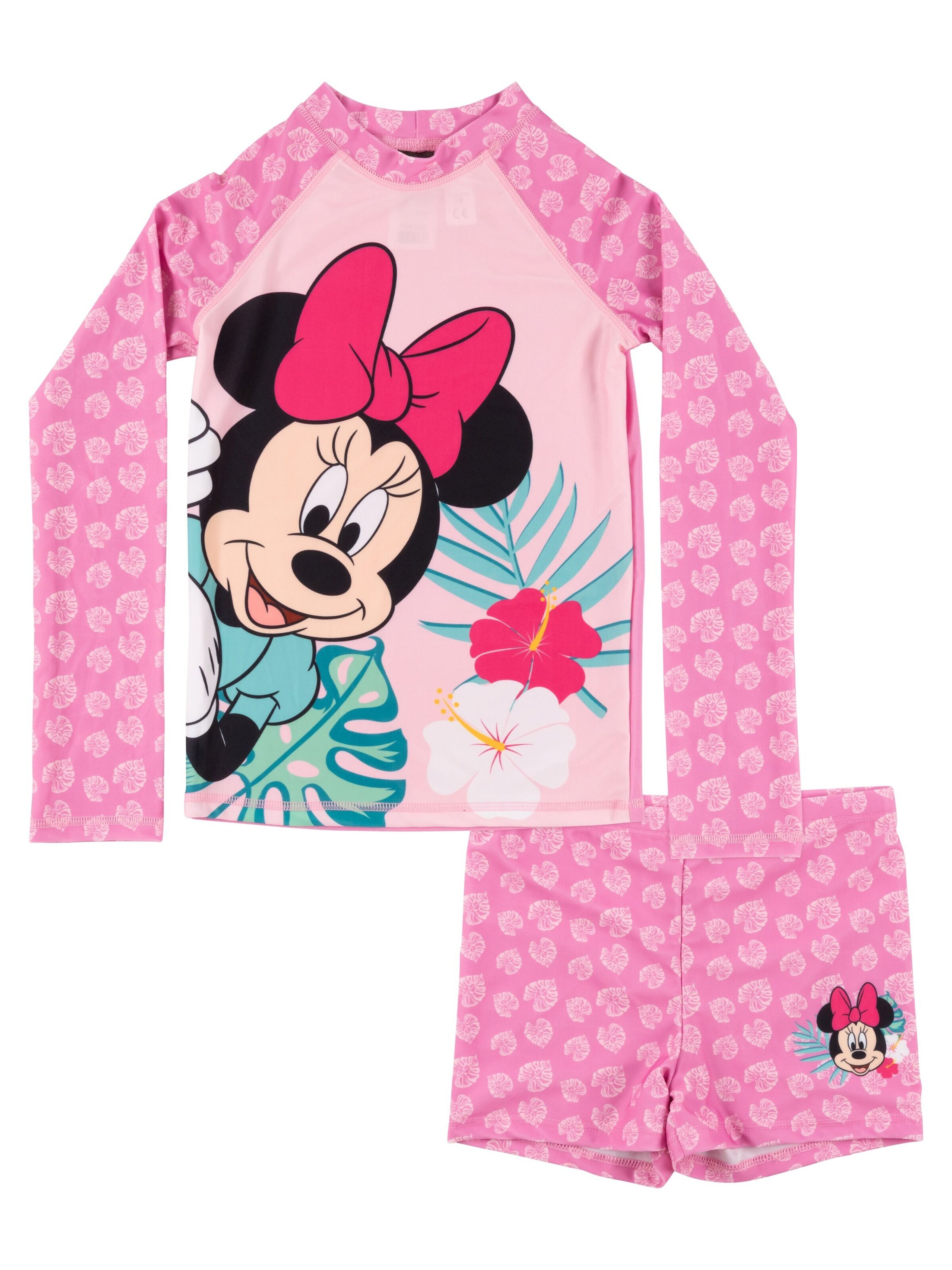 Disney Minnie Mouse Sports swimwear 'UV-Schutz 30' in Pink: front