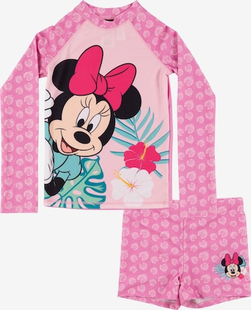 Disney Minnie Mouse Sportbademode 'UV-Schutz 30' in Pink: Vorderseite