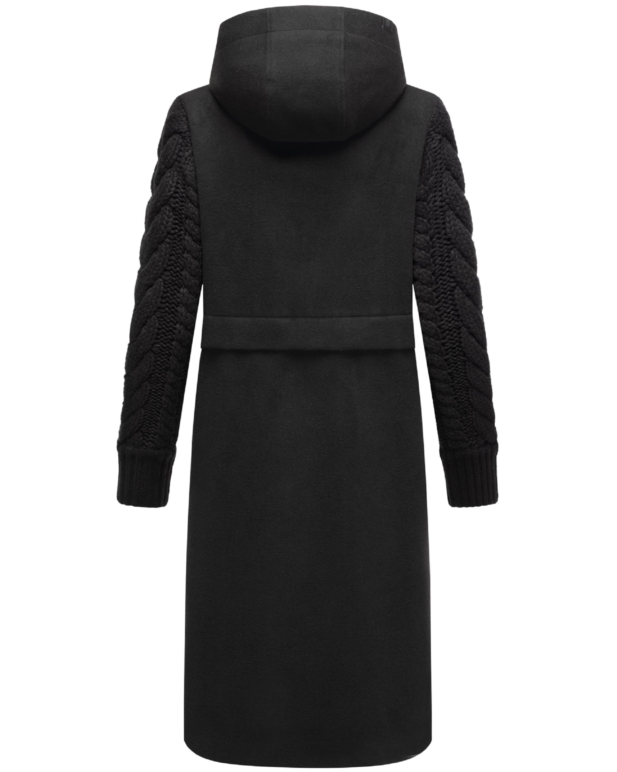 NAVAHOO Ανοιξιάτικο και φθινοπωρινό παλτό 'Babe 14' σε μαύρο