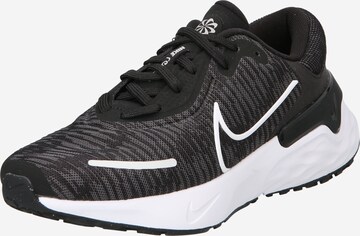 Chaussure de course NIKE en noir : devant