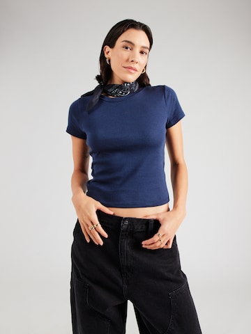 HOLLISTER - Camiseta en azul: frente