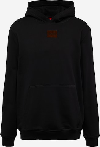 Sweat-shirt 'Daratscho' HUGO Red en noir : devant