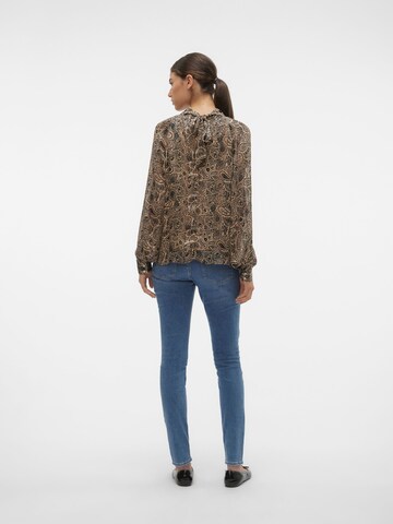 VERO MODA Blouse 'EVI' in Brown