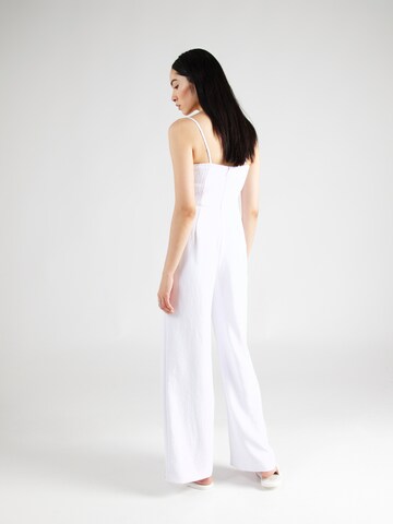 Tuta jumpsuit di Abercrombie & Fitch in bianco