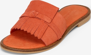 Mule Marc O'Polo en orange : devant