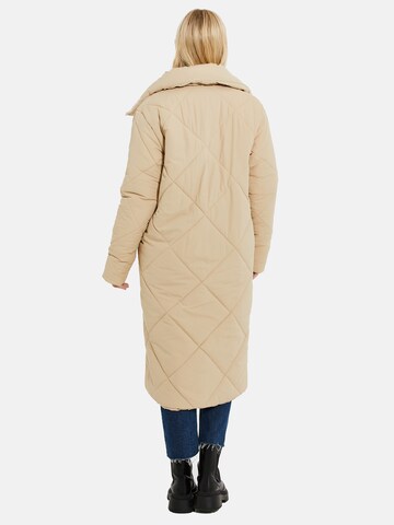Threadbare Winter Coat 'Peridot' in Beige