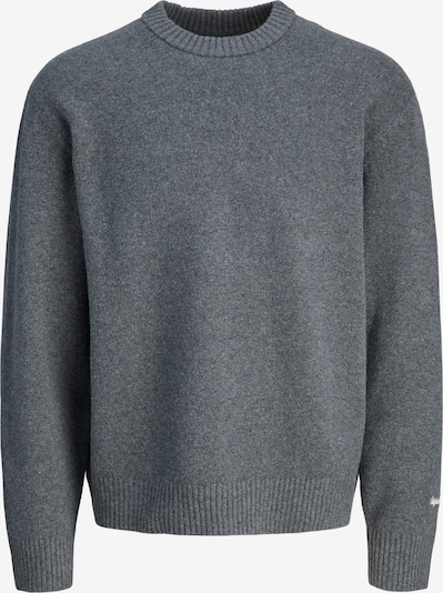 JACK & JONES Pulover 'JORNorrebro' veličine S u tamo siva / bijela, Pregled proizvoda