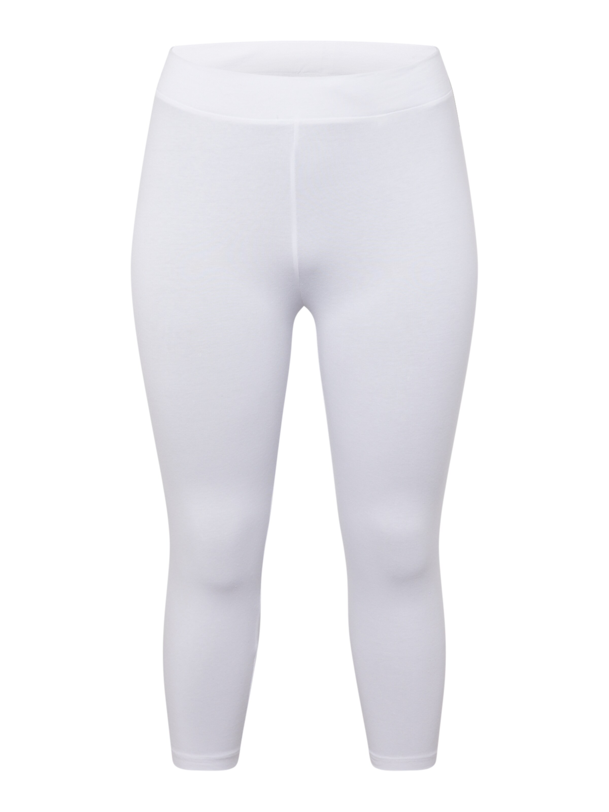 ONLY Carmakoma - Skinny Leggings 'Time' em branco: frente