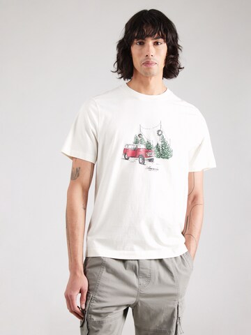 Maglietta di Abercrombie & Fitch in bianco: frontale