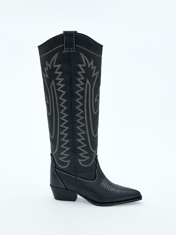 EDITED Cowboy boot 'Tugce' in Black