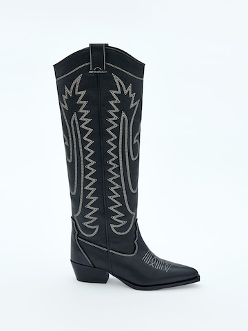 EDITED - Botas de cowboy 'Tugce' em preto