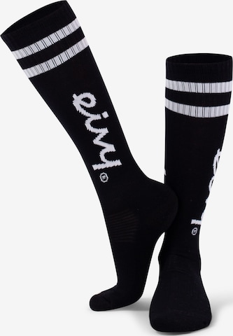 Eivy Cheerleader Wool Socks in Schwarz: Vorderseite