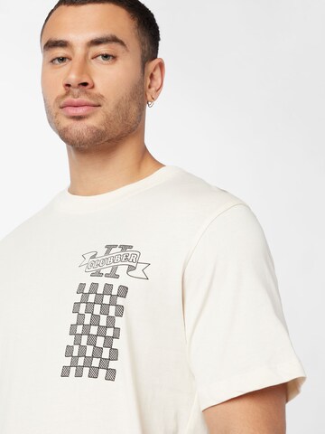Les Deux T-Shirt 'Clubbers' in Beige