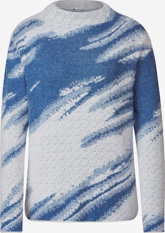 STREET ONE Sweater in Blue: front