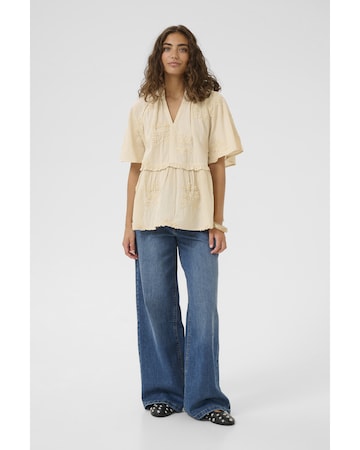 CULTURE Bluse 'CUjalia' i beige