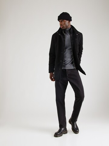 JACK & JONES - Abrigo de entretiempo 'JJDunham' en negro