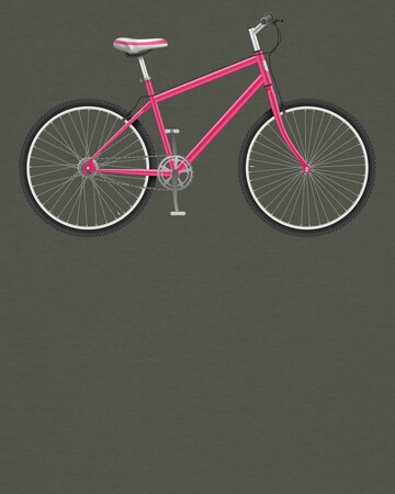 Watapparel Shirt ' Pink Bike ' in Groen