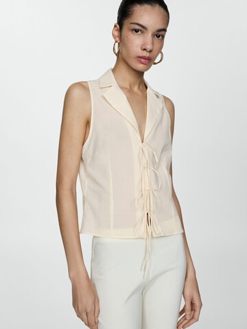 MANGO Bluse 'CUTE' in Beige