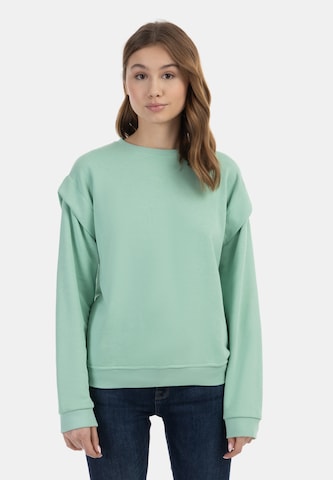 MYMO Sweatshirt i grön: framsida