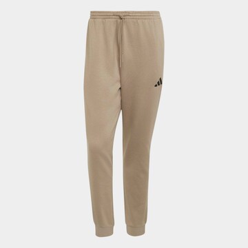 ADIDAS SPORTSWEAR Tapered Sporthose 'Essentials' in Braun
