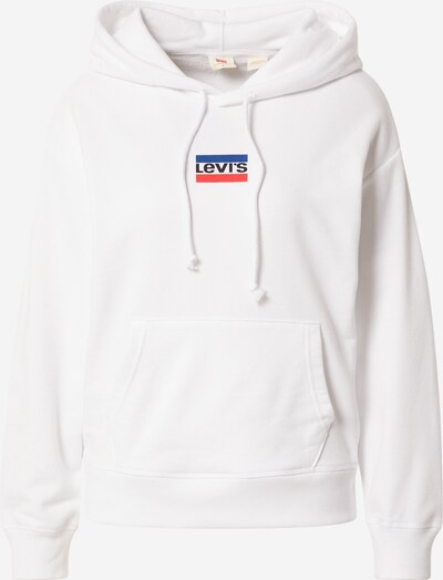 LEVI'S ® Sweatshirt in de kleur Blauw / Oranjerood / Zwart / Wit, Productweergave