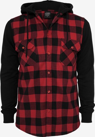 Regular fit Camicia di Urban Classics in rosso: frontale