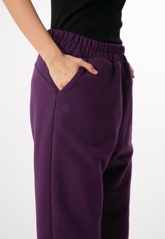 Effilé Pantalon ET Nos en violet