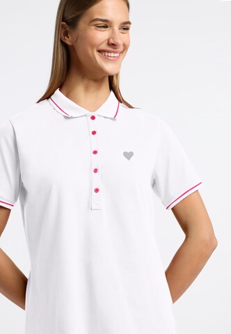 Frieda & Freddies NY Poloshirt in Weiß
