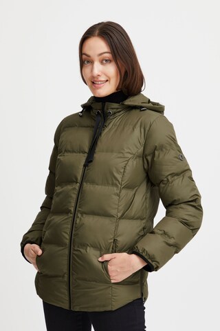 Fransa Between-Season Jacket 'Bafab' in Green: front