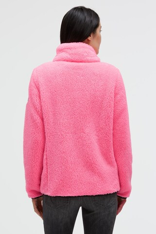 Soccx Fleece Jacket in Pink