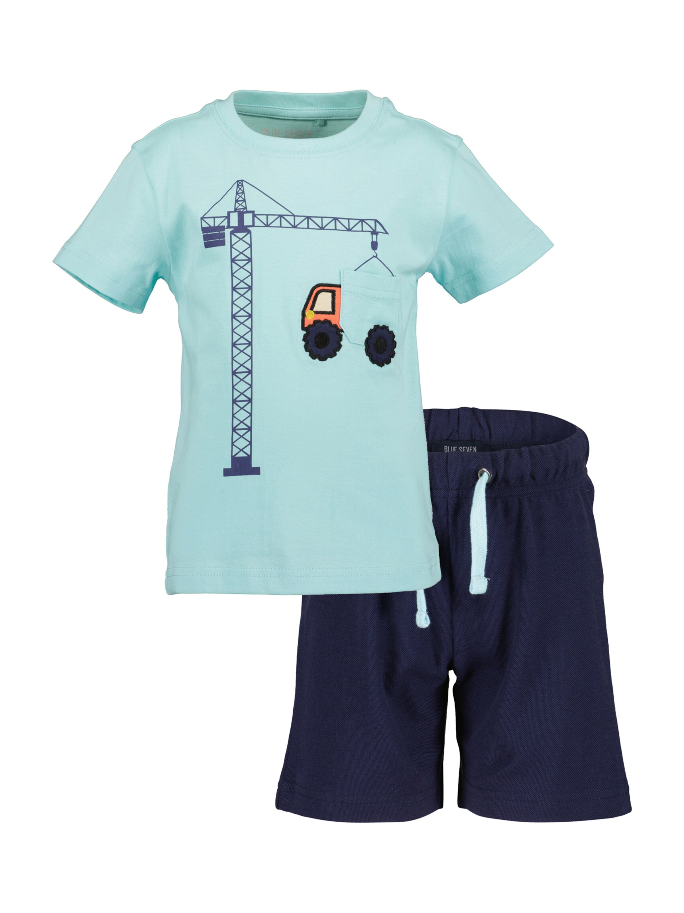 BLUE SEVEN - Conjunto en azul: frente