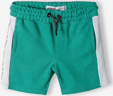 MINOTI Regular Панталон в зелено: отпред