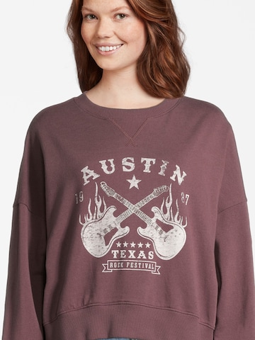 AÉROPOSTALE Sweatshirt i rød