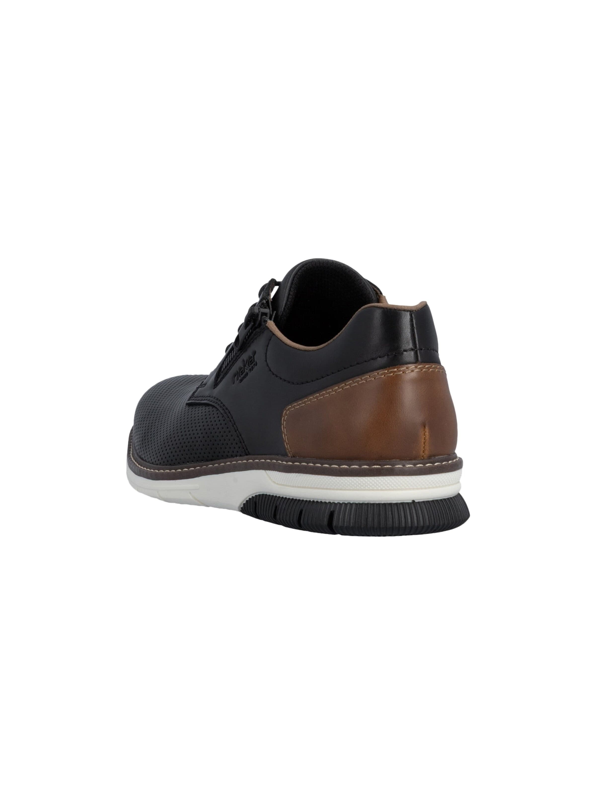 Chaussure basse 'Sneaker aus Clarino-Leder' Rieker en noir