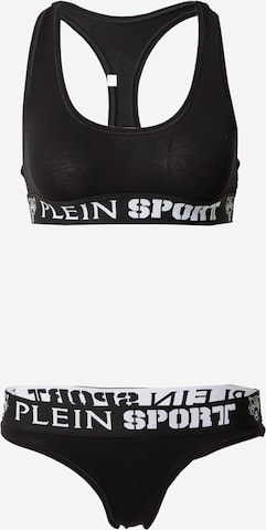 Plein Sport - Bustier Conjuntos de ropa interior en negro: frente