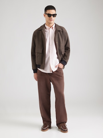 BOSS Slim fit Skjorta 'H-ROAN' i rosa
