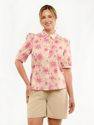 Liberte Essentiel Top ' FLORA ' in Roze: voorkant