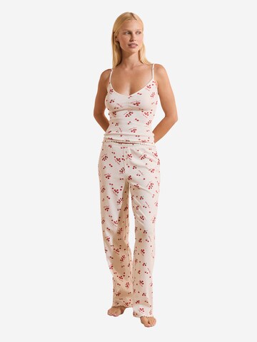 Camicia da notte 'Tige' di ETAM in beige