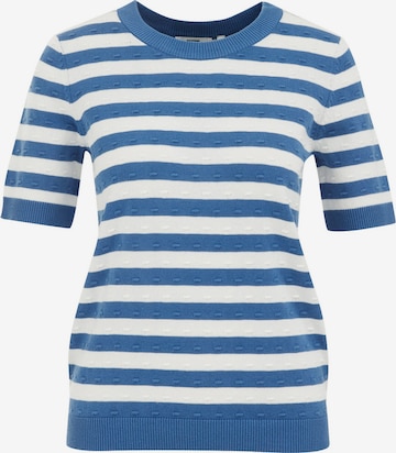 WE Fashion Sweater in Blue: front