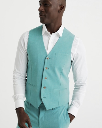 WE Fashion Slim fit Γιλέκο κουστουμιού σε μπλε: μπροστά