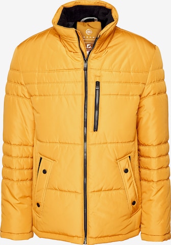 CABANO Between-Season Jacket ' TECH- DoWN' in Yellow: front