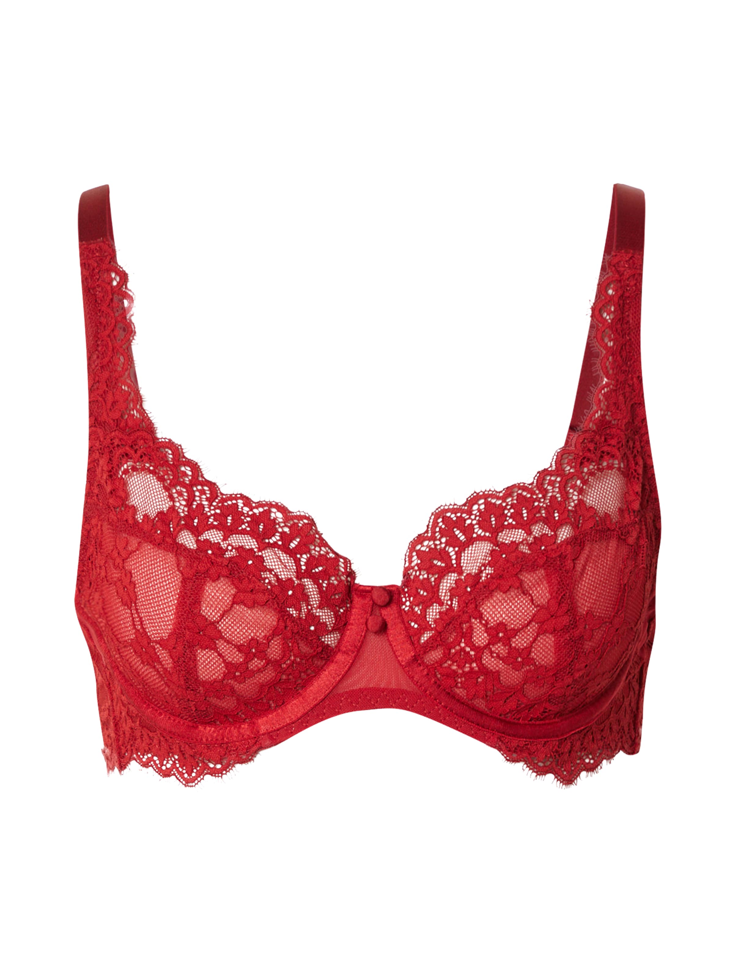 Hunkemöller T-shirt BH i rød: forside